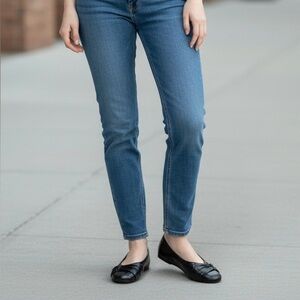 Call It Spring Embellished Black Ballet Flats Women’s Size 7